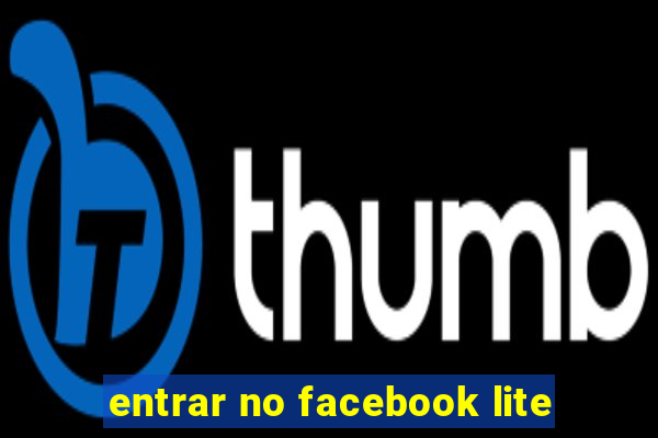 entrar no facebook lite